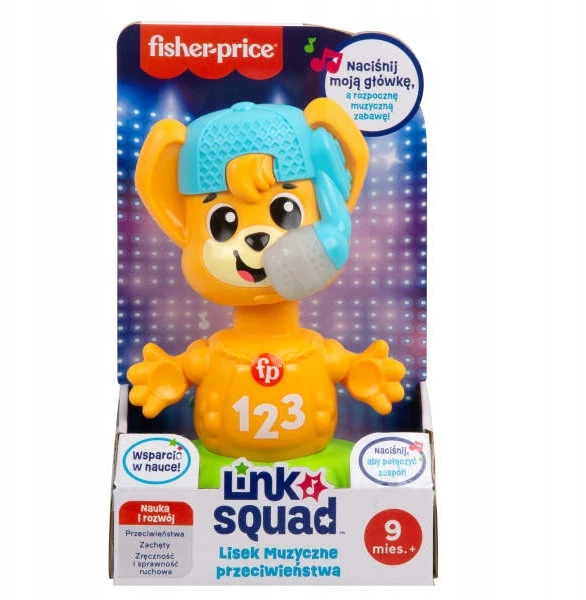 Fisher-Price Link Squad Lisek Opposites Interaktyvus žaislas HYL37