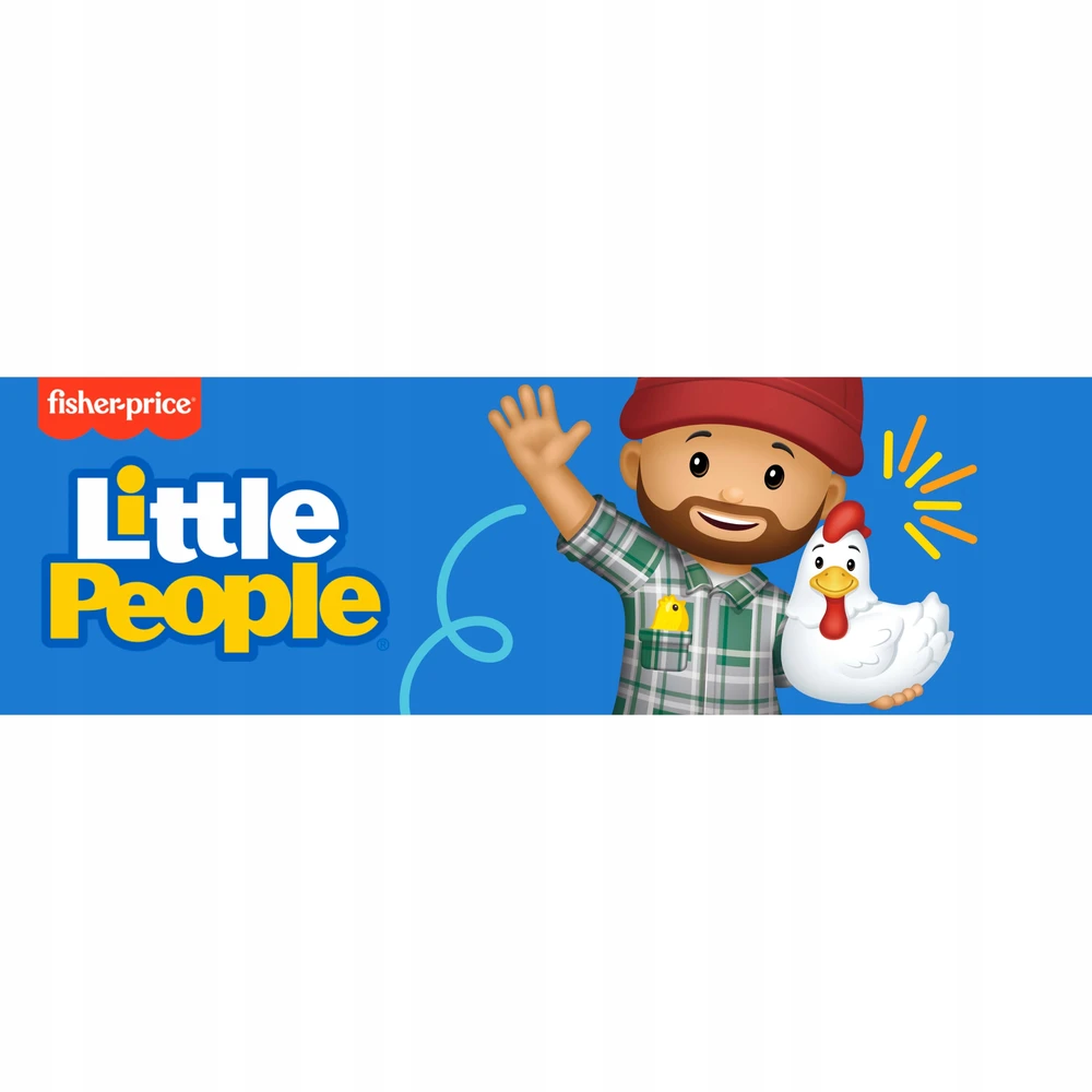 Fisher Price Fisher Vaikštynės-stumdukas traktorius su gyvūnėlių priežiūra Little People