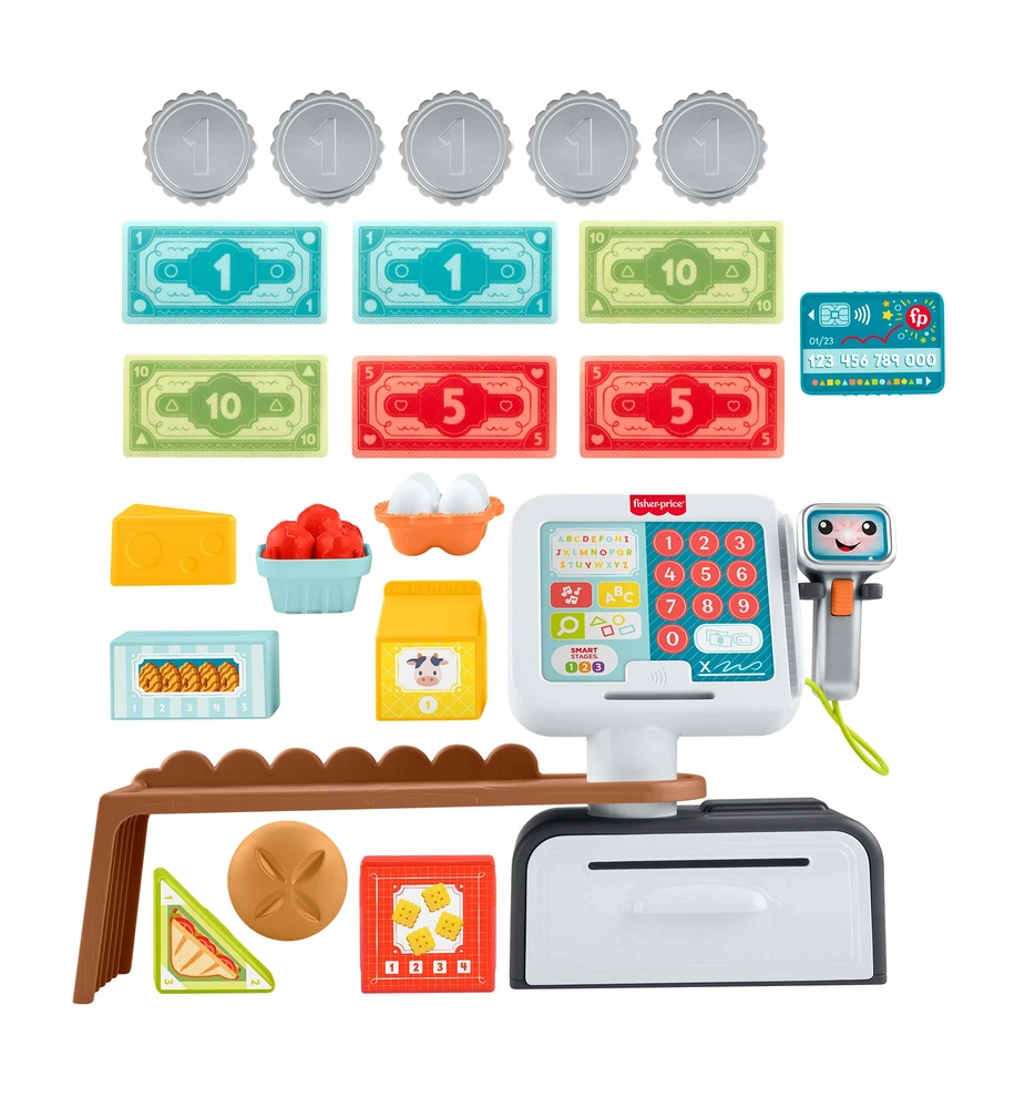 Interaktyvi Fisher Price parduotuvės kasa žaislas