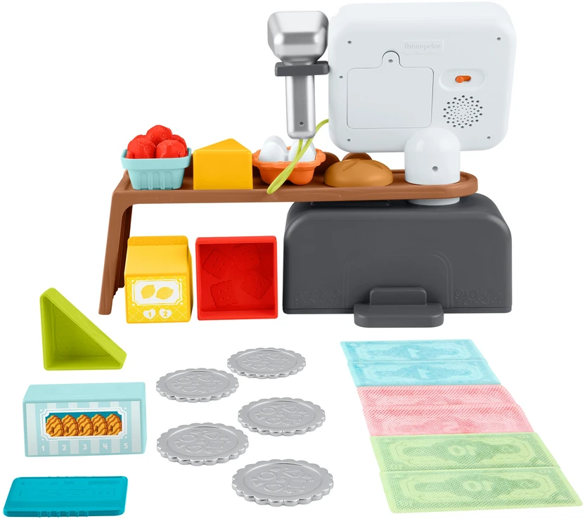 Interaktyvi Fisher Price parduotuvės kasa žaislas