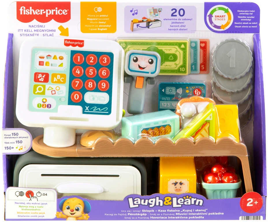 Interaktyvi Fisher Price parduotuvės kasa žaislas