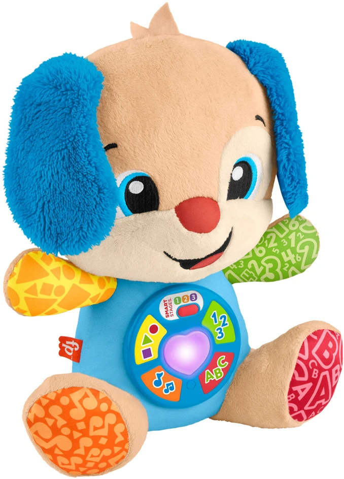 Fisher-Price "Mokykitės ir juokkitės!" Šuniukų mokinių mokymosi lygiai