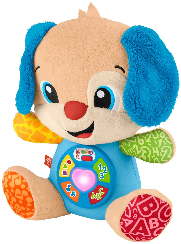 Fisher-Price "Mokykitės ir juokkitės!" Šuniukų mokinių mokymosi lygiai