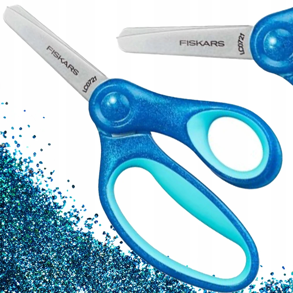 FISKARS VAIKIŠKOS ŽIRKLĖS 13cm MĖLYNOS