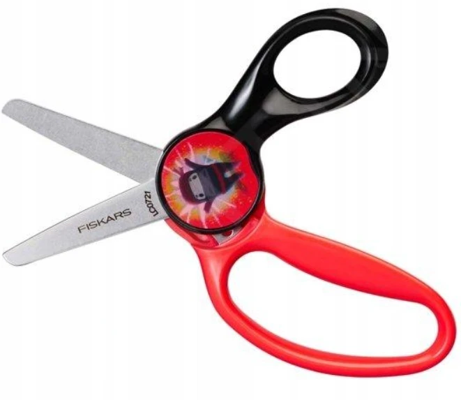 FISKARS ŽIRKLĖS 13cm VAIKAMS, 6 M. M., MOKYKLINĖS, AŠTRIOS, SPALVINGOS