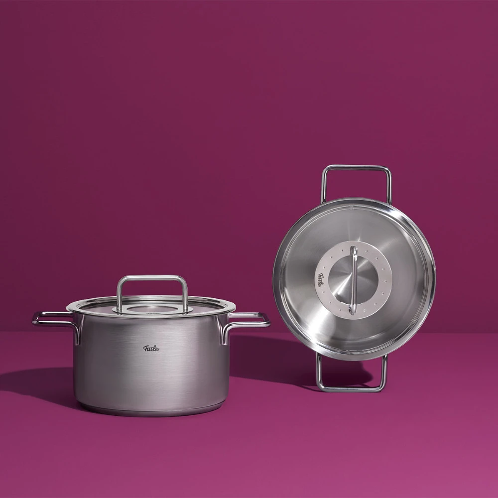 FISSLER - Pure Collection - Puodas su stikliniu dangteliu - Ø16 cm
