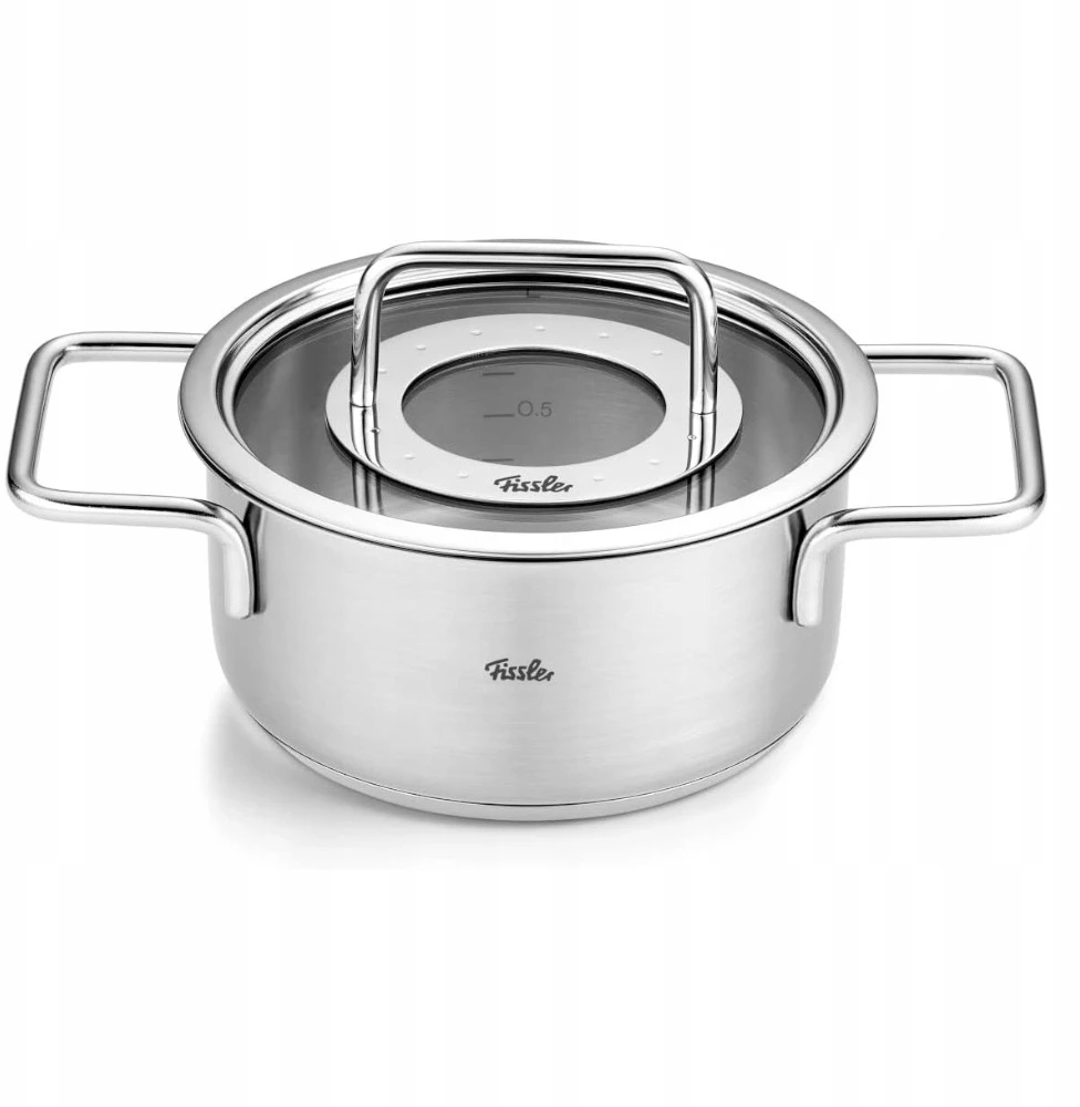 FISSLER - Pure Collection - Puodas su stikliniu dangteliu - Ø16 cm