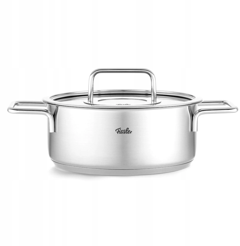 FISSLER - Pure Collection - Žemas puodas su stikliniu dangteliu - Ø20 cm