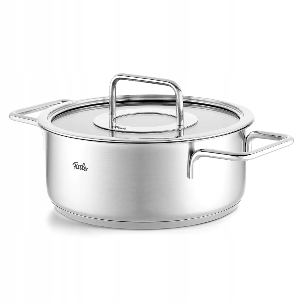 FISSLER - Pure Collection - Žemas puodas su stikliniu dangteliu - Ø20 cm