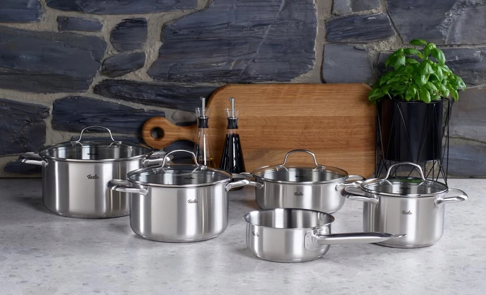 Fissler San Francisco puodas iš nerūdijančio plieno 3,3 l 20 cm dangčio indukcija