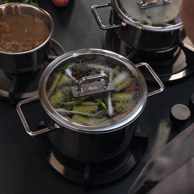 FISSLER - Viseo Pro - Puodas su stikliniu dangteliu - Ø20 cm