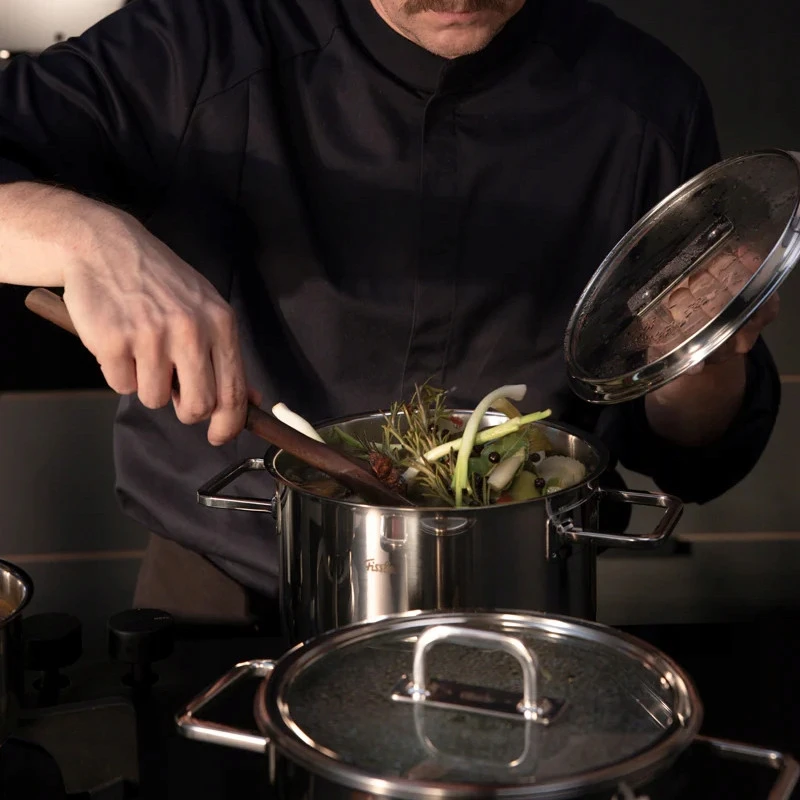 FISSLER - Viseo Pro - Puodas su stikliniu dangteliu - Ø16 cm