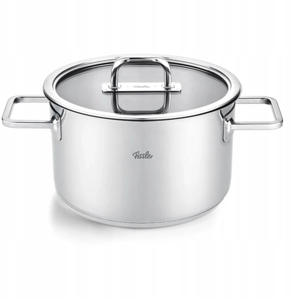 FISSLER - Viseo Pro - Puodas su stikliniu dangteliu - Ø20 cm