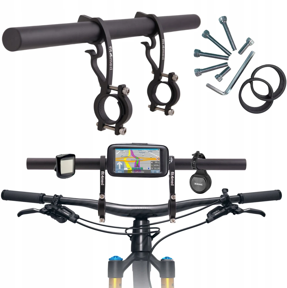 Fit4Med Dviračio laikiklis papildomas vairo pailginimas 40cm uni adapteris