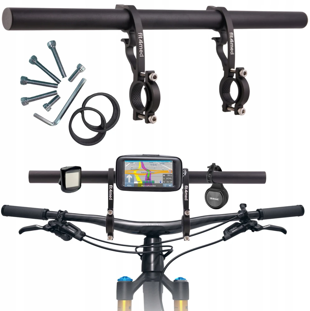 Fit4Med Dviračio laikiklis papildomas vairo pailginimas 40cm uni adapteris