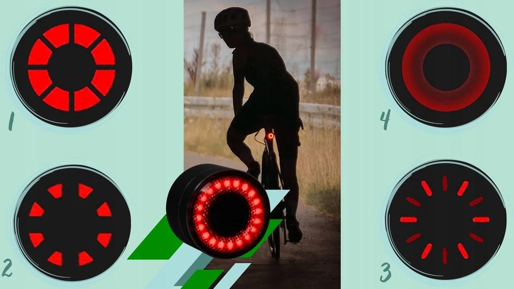 Fit4Med Dviračio žibinta, raudonas