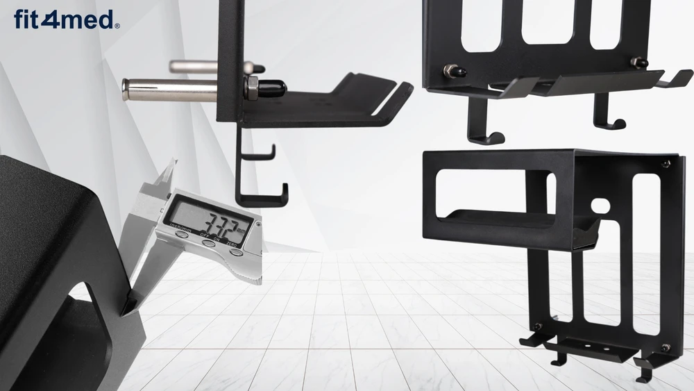 Fit4Med Dviračių laikiklis dviračių laikiklis sieninis kablys plieno iki 25 kg