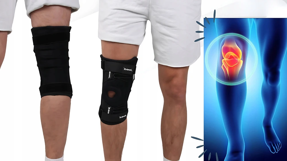 Fit4Med Orteza kolano stabilizator, dydis L, su šoninėmis atramomis