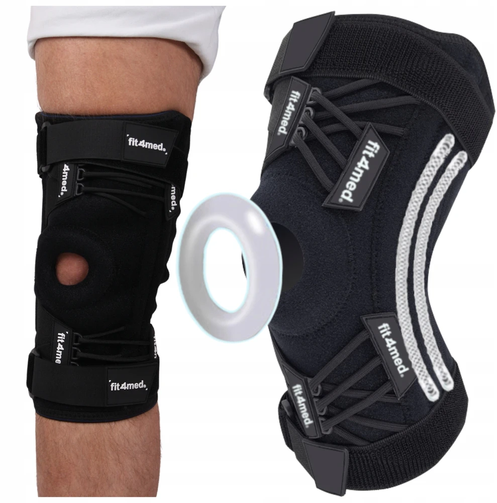 Fit4Med Orteza kolano stabilizator, dydis L, su šoninėmis atramomis