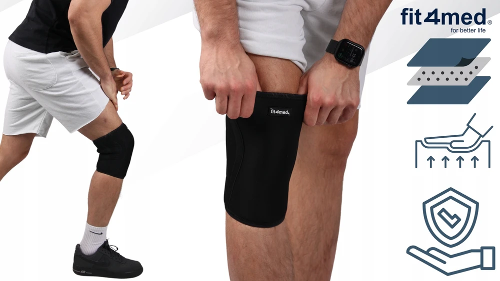 Fit4Med Ortezas Kelio stabilizatorius kelio pagalvėlės apsaugos M dydis