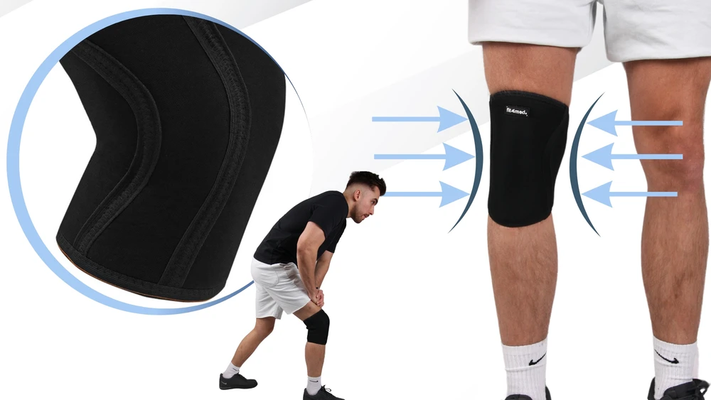 Fit4Med Ortezas Kelio stabilizatorius kelio pagalvėlės apsaugos M dydis