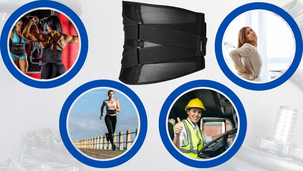 Fit4Med Ortopedinis juosmens diržas nugarai, stabilizuojantis, su petnešomis, Xxl