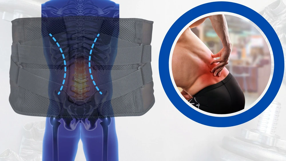 Fit4Med Ortopedinis juosmens diržas nugarai, stabilizuojantis, su petnešomis, Xxl