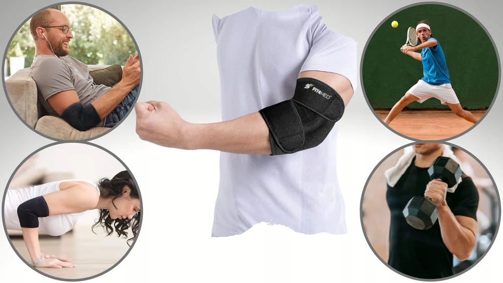 Fit4med strėnų raiščiai teniso alkūnė unisex