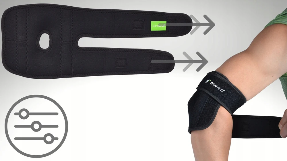 Fit4med strėnų raiščiai teniso alkūnė unisex
