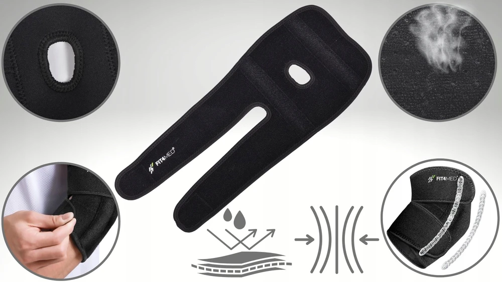 Fit4med strėnų raiščiai teniso alkūnė unisex