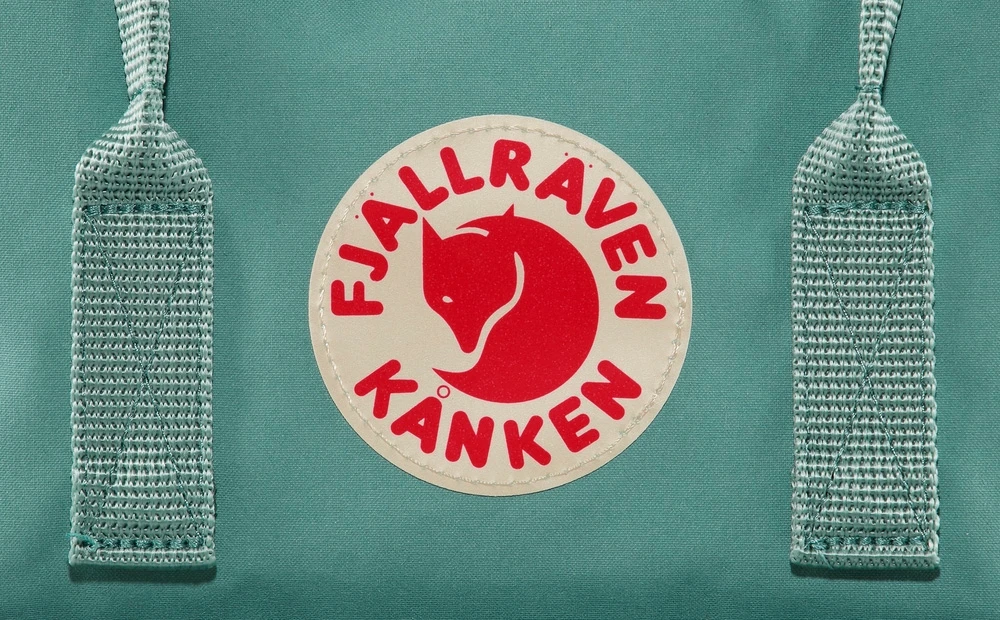 Fjallraven Kanken 16 L kuprinė - Mėlyna/šviesus Ąžuolas