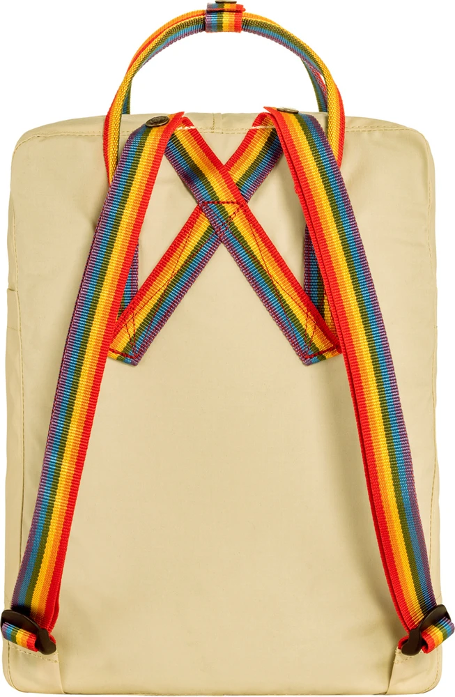Carruzzo Fjällräven Kanken Rainbow kuprinė Kasdienė kuprinė Ąžuolas Vinilonas