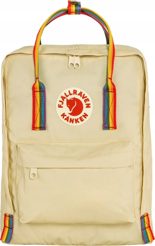 Carruzzo Fjällräven Kanken Rainbow kuprinė Kasdienė kuprinė Ąžuolas Vinilonas