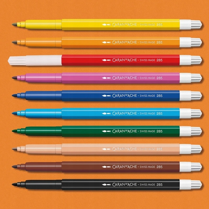 Caran Darche Flamastry akwarelowe CARAN D'ACHE Swisscolor 10vnt