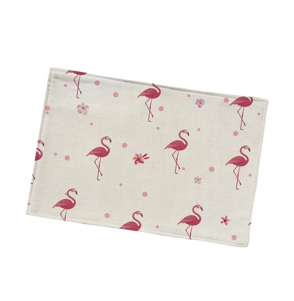 Flamingo pynimo stalo kilimėlis. Virtuvės valgomojo kilimėlis. Šilumos izoliacija