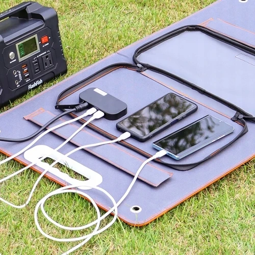 FlashFish TSP 18V 60W universalus nešiojamasis USB saulės kolektorius