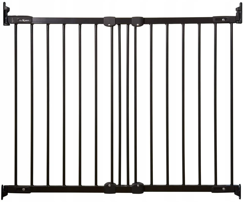 Baby Dan „BabyDan“ – saugos varteliai – „Flexi Fit“ metaliniai, juodi – 67–105,5 cm (55116-2600-10)
