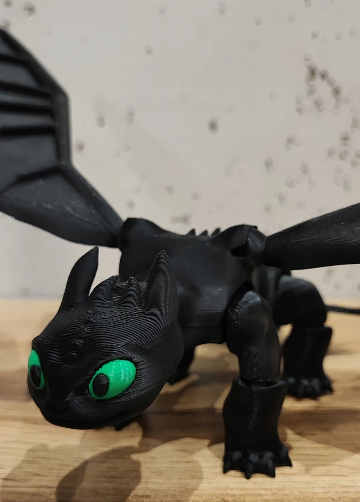 FLEXI Totothless NIGHT FURY Toothless Kaip išmokyti savo drakoną - TIK TOK