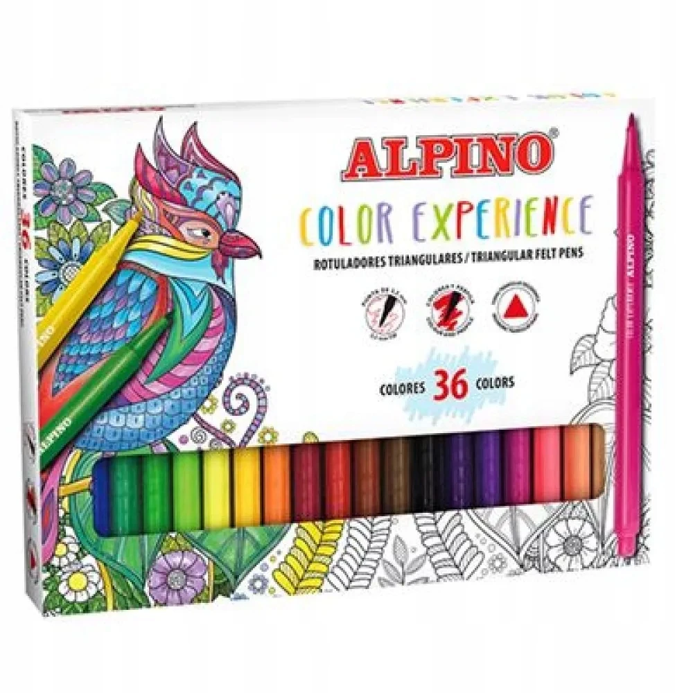 Flomasteriai Alpino, 36 vnt.
