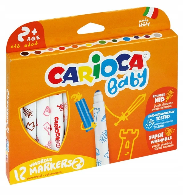 Flomasteriai mažyliams CARIOCA