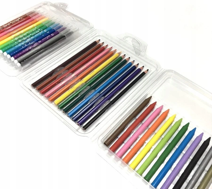 Bic Kid Couler flomasteriai, PlastiDecor kreidelės ir Evolution spalvoti pieštukai