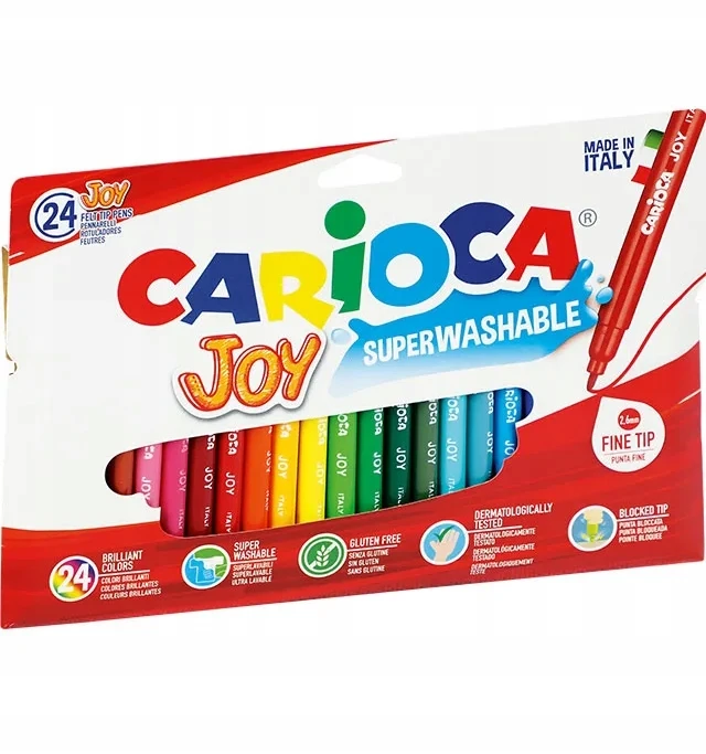 Flomasteriai Carioca Joy, 24 spalvų
