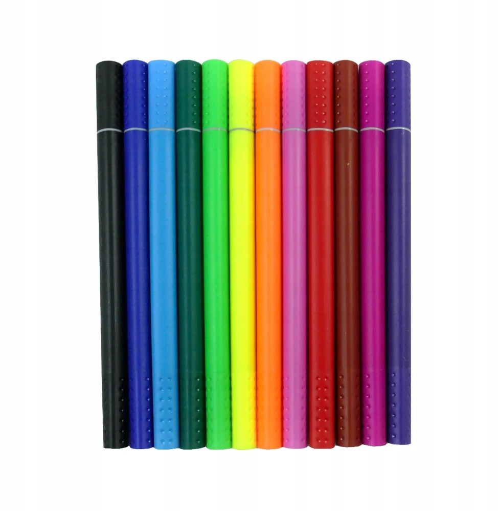 Flomasteriai Colorino Kids 2in1, dvipusiai, tribriauniai, 12 spalvų