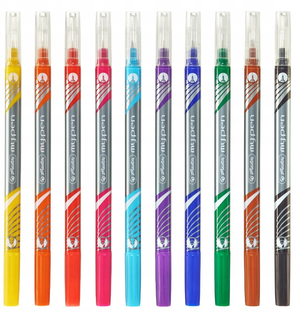 Flomasteriai Herlitz My Pen, dvipusiai, 10sp