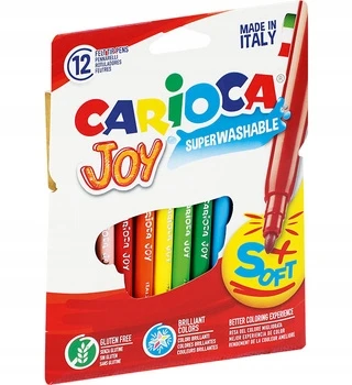 Flomasteriai CARIOCA JOY, 12 vnt.