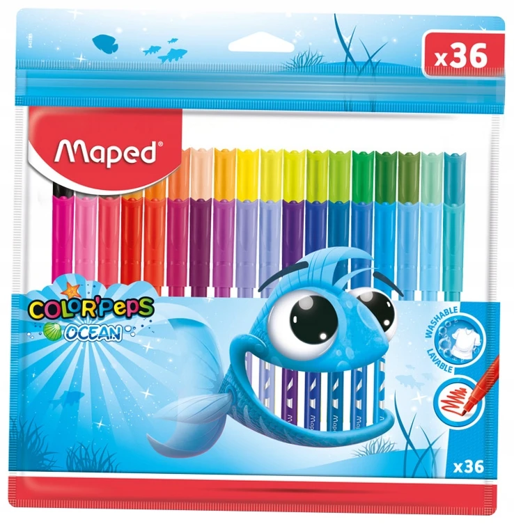 Flomasteriai Maped, 36 vnt