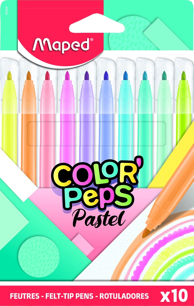 Flomasteriai Maped ColorPeps Pastel