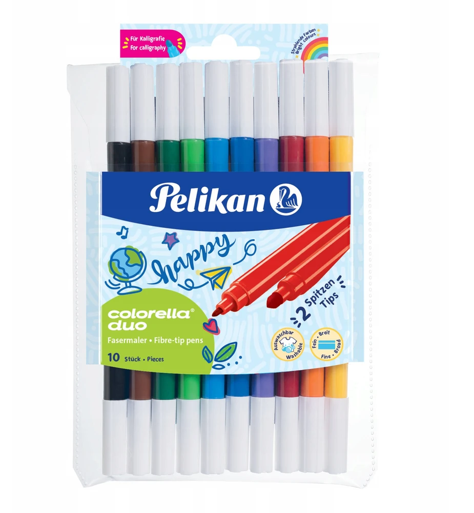 Flomasteriai Pelikan, 10 spalvų