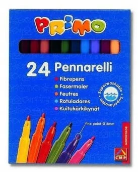 Flomasteriai Primo, 24 spalv.