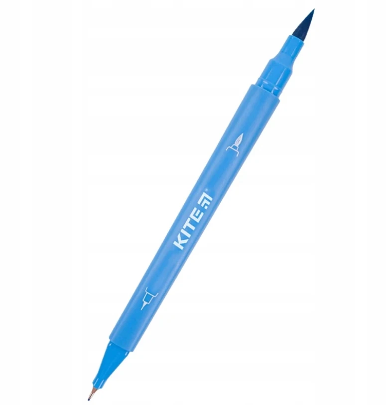 Flomasteriai-rašikliai Sketch, Kite, dvipusiai, 12 sp.